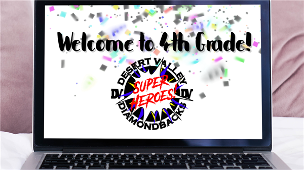 4th Grade Welcome Picture